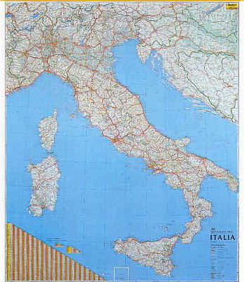 Esempio di carte a livello nazionale territori estesi