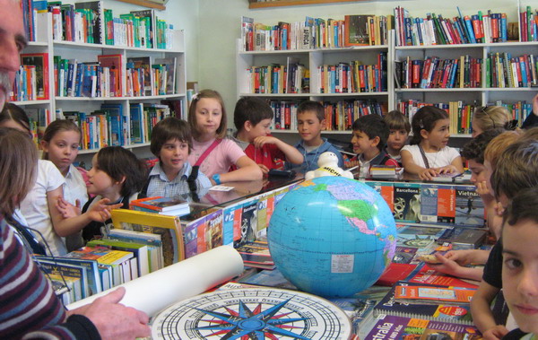 lezione di geografia per i bambini